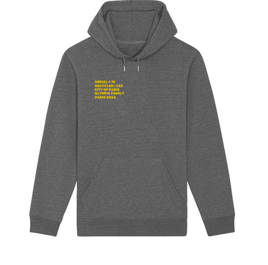 SERIAL 10 FUCK THE LIMIT RECYCLED  - HOODIE UNISEXE RECYCLÉ / RE-CRUISER